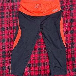 COPY - Fila Black and Orange Athletic Leggings